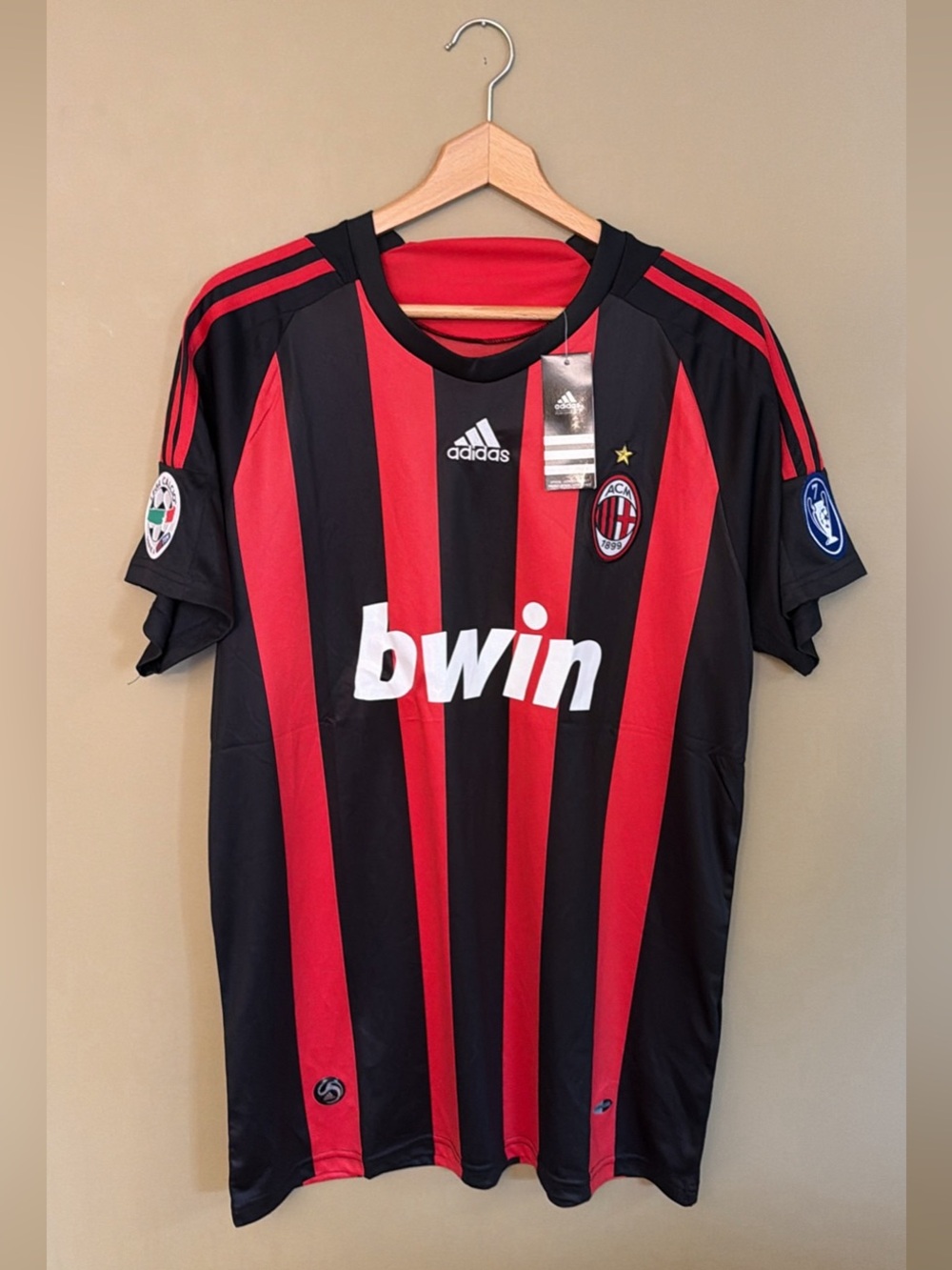 Retro Adidas AC Milan Ronaldinho #80 Jersey Size XL